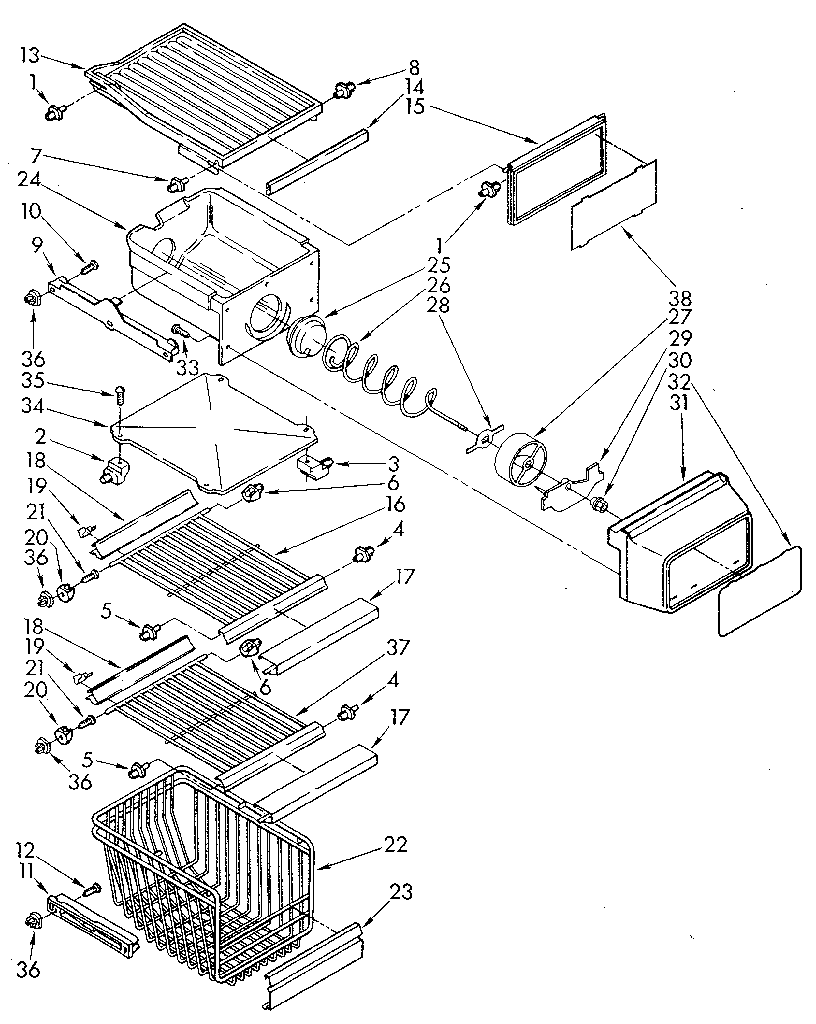 FREEZER INTERIOR