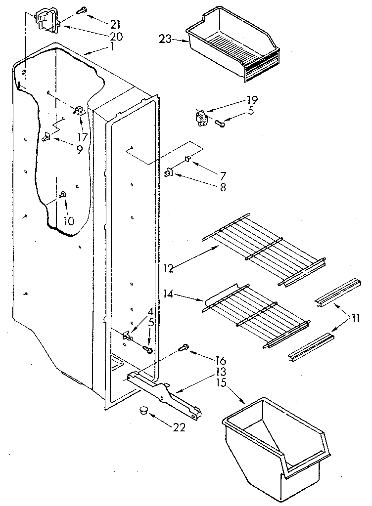 Freezer liner