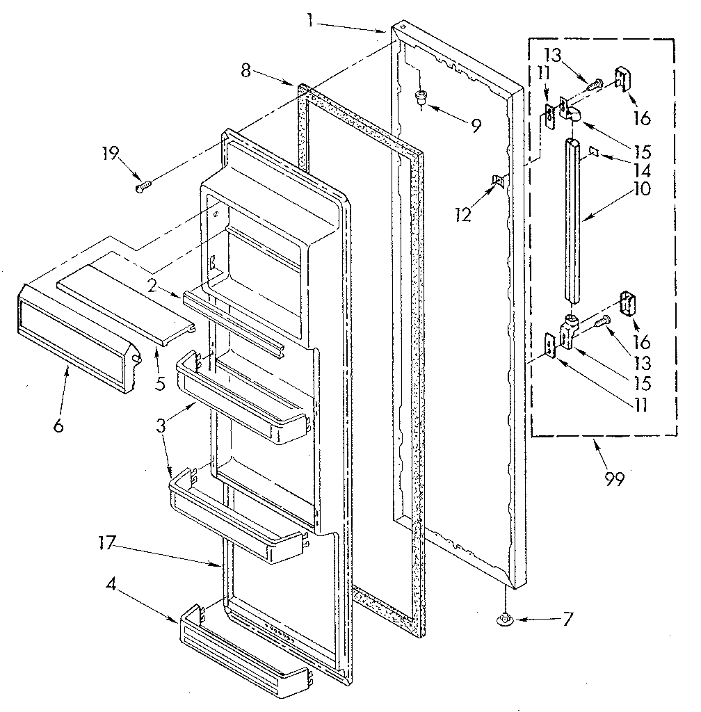 REFRIGERATOR DOOR