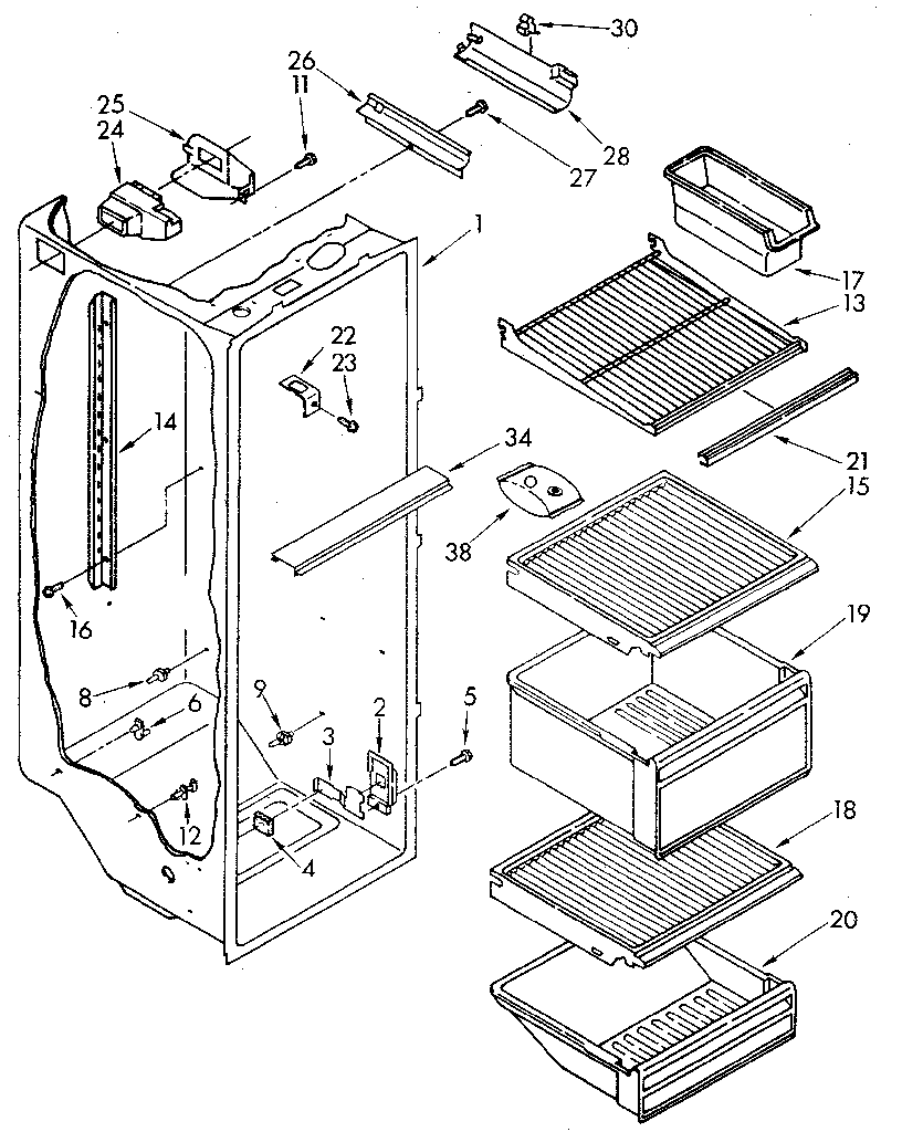 Refrigerator liner