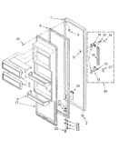 Refrigerator door