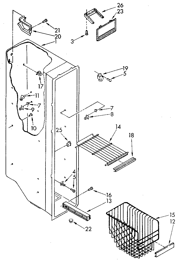 Freezer liner