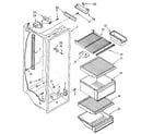 Kenmore 1068590561 refrigerator liner diagram