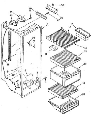 Refrigerator liner