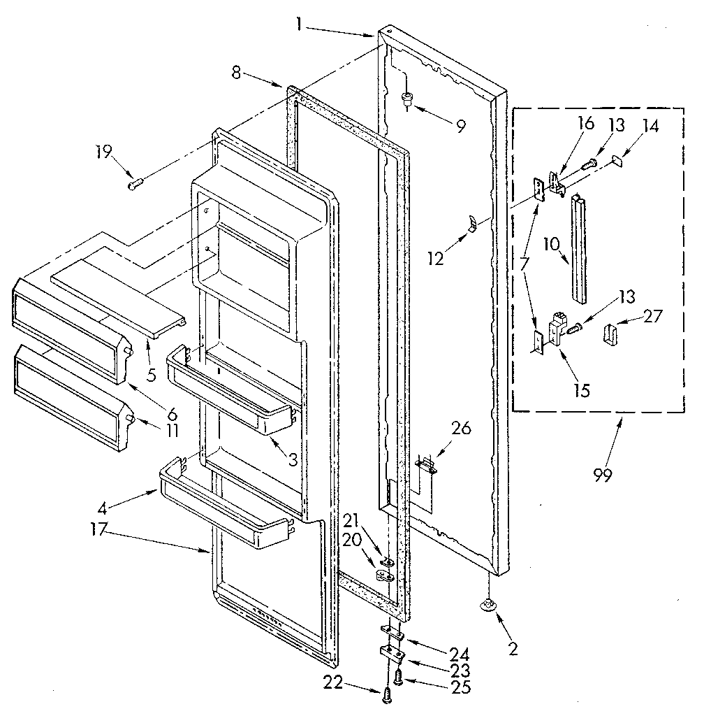 REFRIGERATOR DOOR