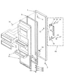 Refrigerator door