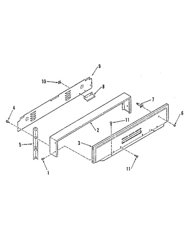 Backguard section