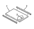 Kenmore 9114688813 griddle/grill cover module kit 4998510 diagram