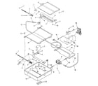 Kenmore 9113658812 broiler and oven burner section diagram