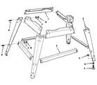 Craftsman 113247440 figure 4 - leg set diagram