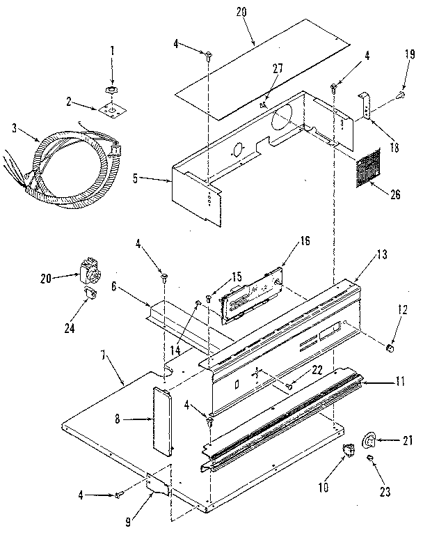 Control panel section