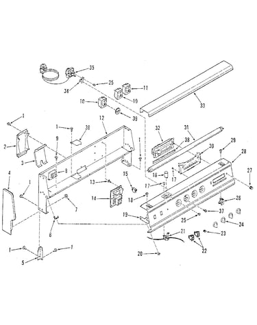 Backguard section