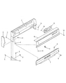 Backguard section