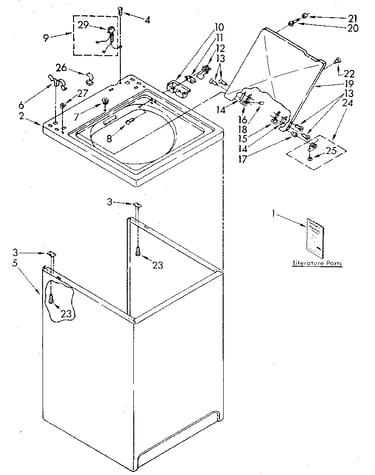 Top and cabinet