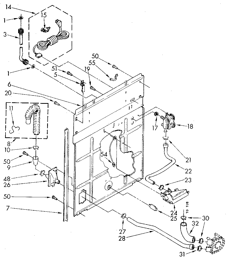 Rear panel