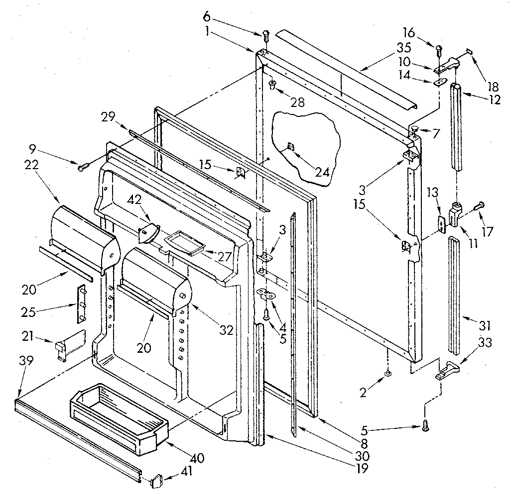 REFRIGERATOR DOOR
