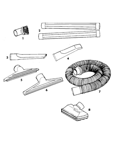 2-1/2" diameter plastic accessories