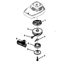 Craftsman 200681001 rewind starter no. 590649 diagram