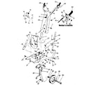 Craftsman 200298711 wheel and handle assembly diagram