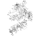 Craftsman 200298711 tine shield and engine assembly diagram