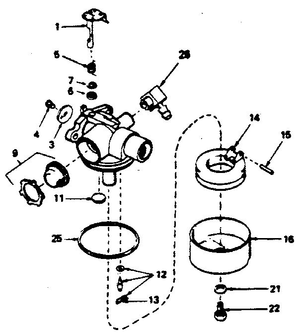 Carburetor no. 6323889