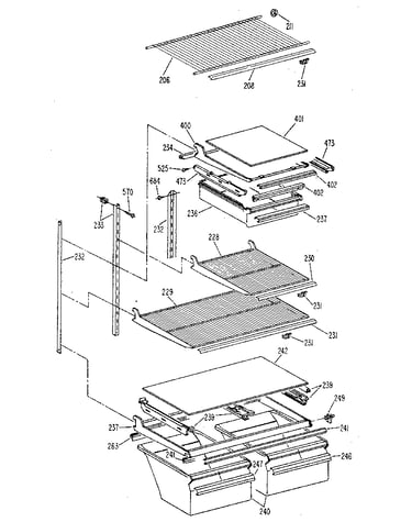 Shelf parts
