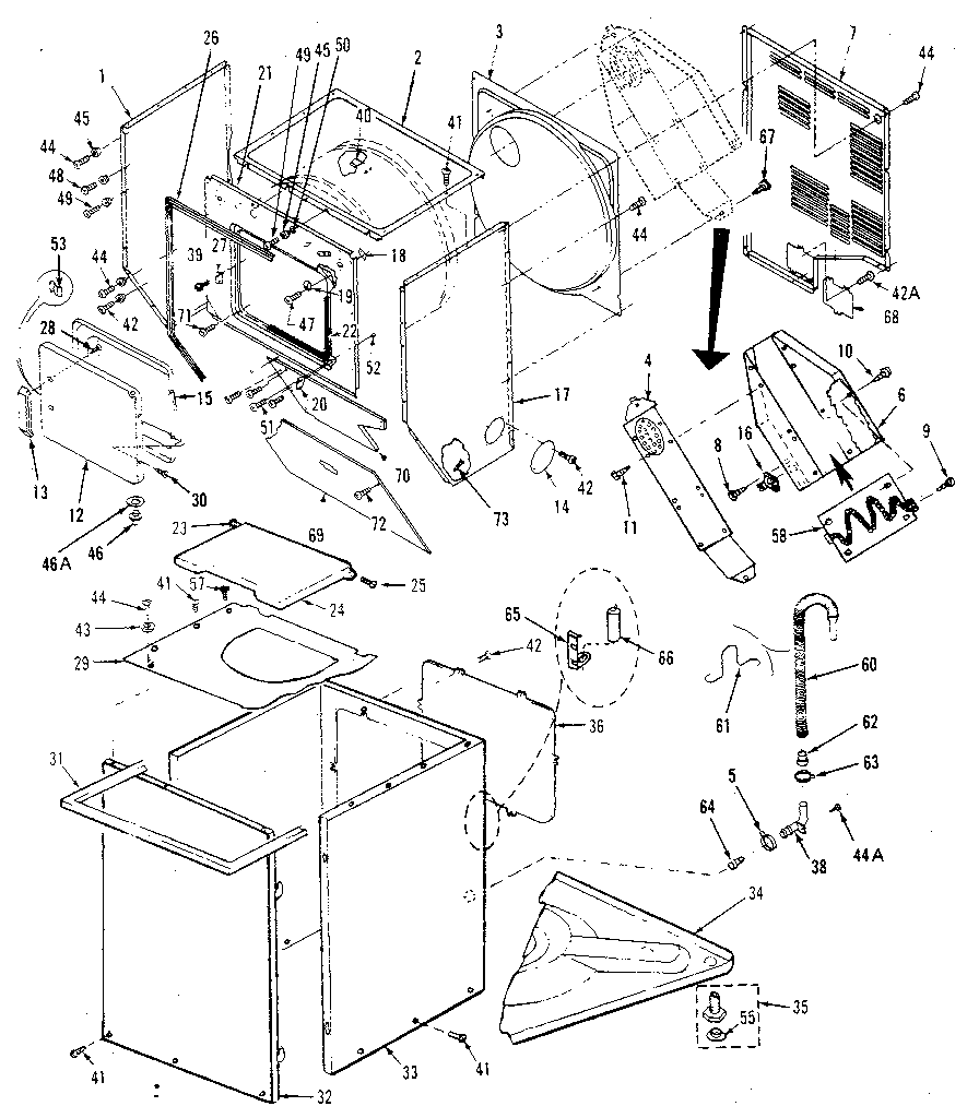 Cabinet, heater