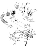 Dryer motor, blower, belt