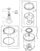 Agitator, basket and tub