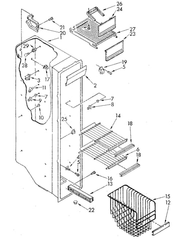 Freezer liner