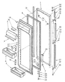 Refrigerator door