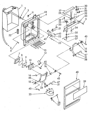 Dispenser front