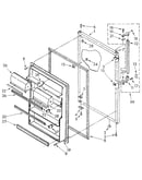 Refrigerator door
