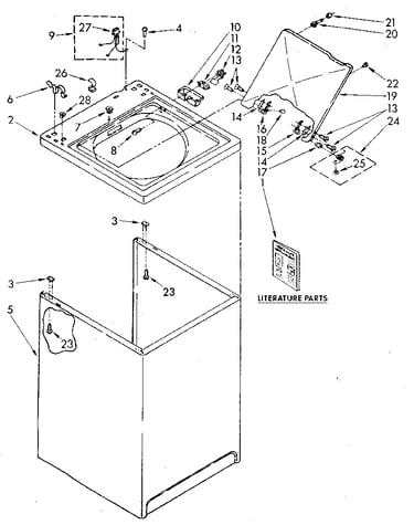 Top and cabinet