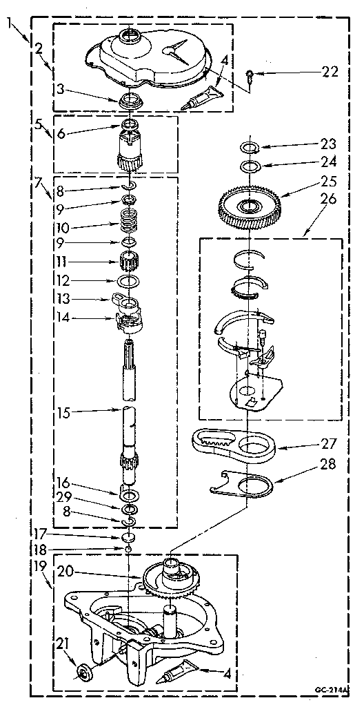 Gearcase/transmission