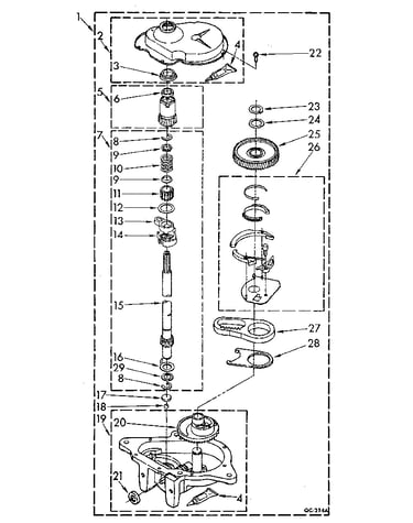 Gearcase/transmission