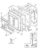 Refrigerator door