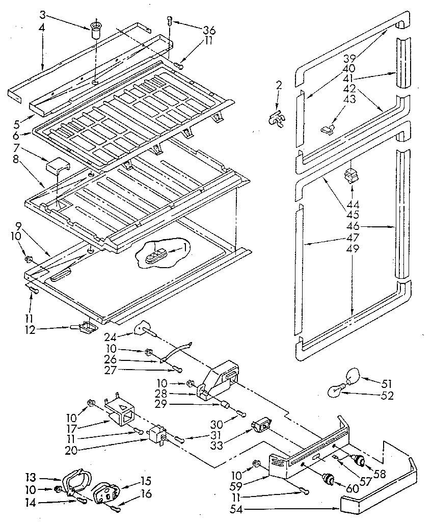 Breaker and partition