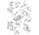Craftsman 98725945 frame, lift and steering assembly diagram