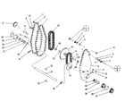 Troybilt 30326R-26" TILLER drive assembly diagram