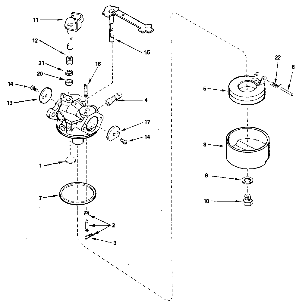 Carburetor no. 632410