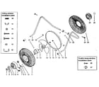 Kenmore 453901100 functional replacement parts diagram