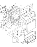 Door and toe panel
