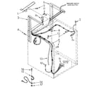 Sears 11089675310 dryer supports and washer cabinet harness diagram