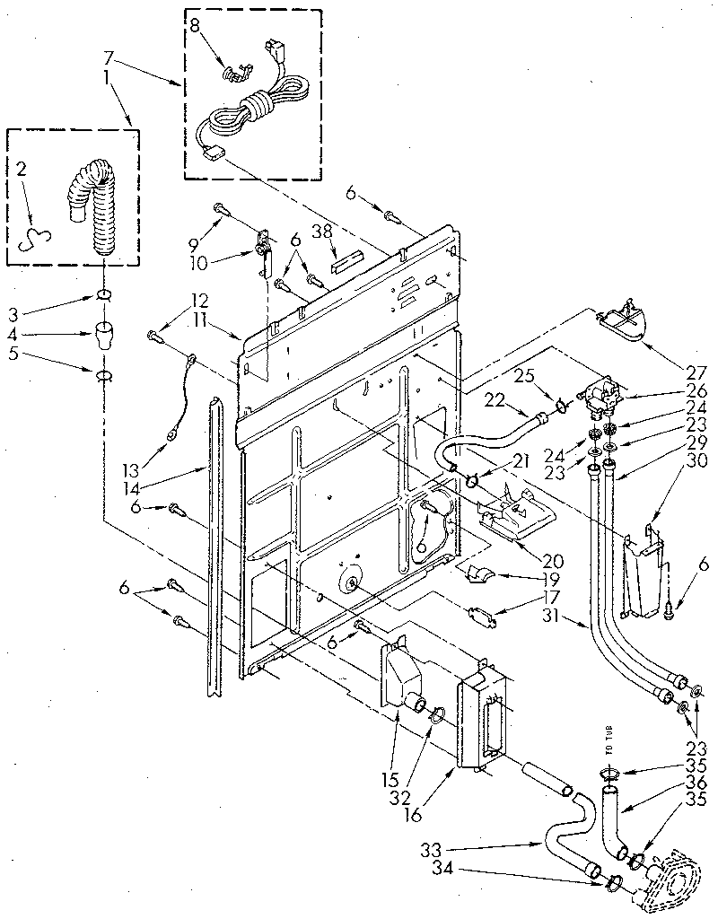 Rear panel