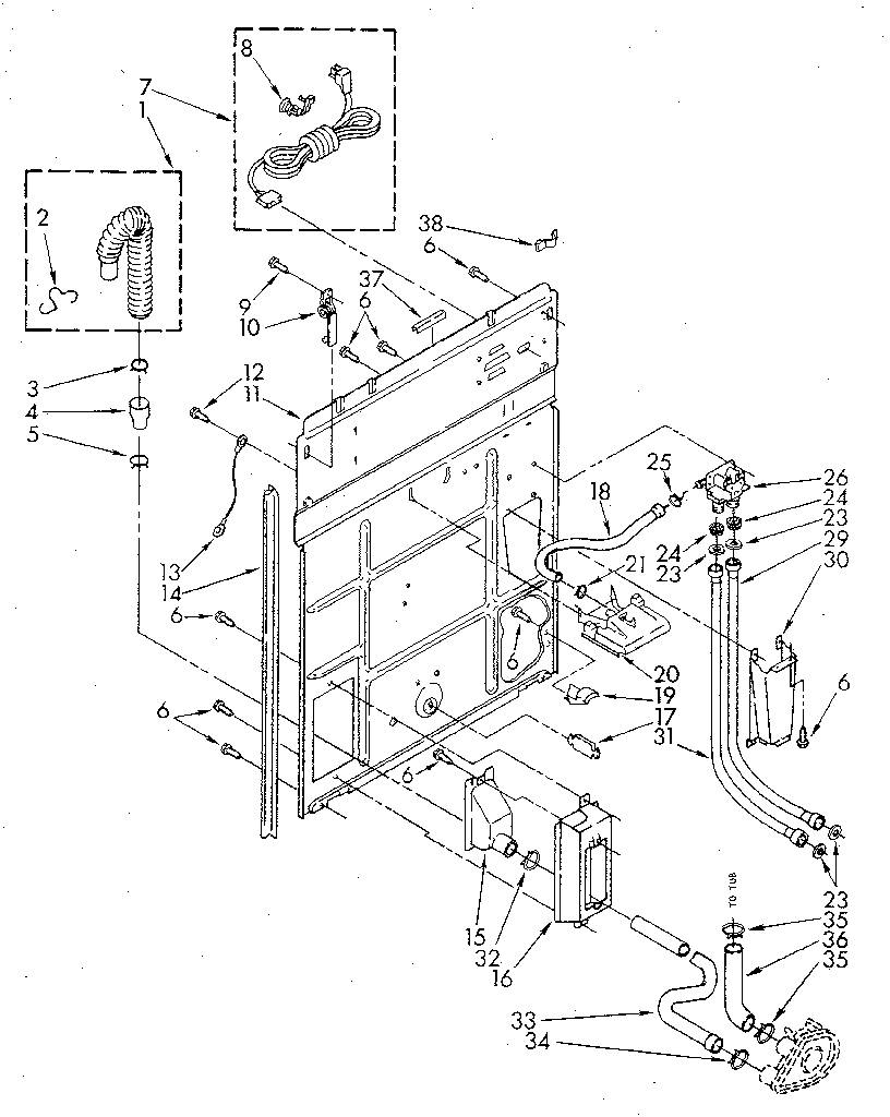 Rear panel
