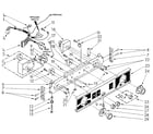 Kenmore 11088675710 washer/dryer control panel diagram