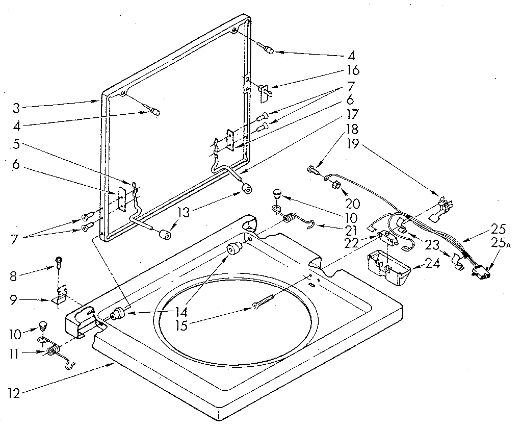 WASHER TOP AND LID