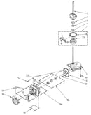 Brake, clutch, gearcase, motor and pump