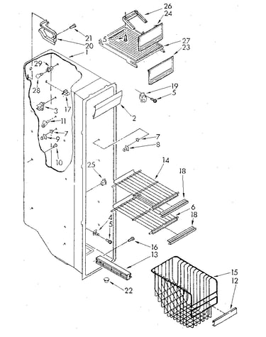 Freezer liner